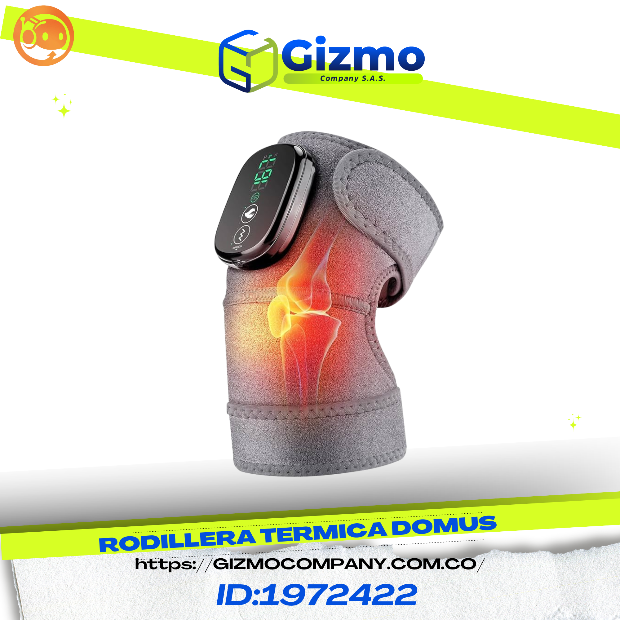 Rodillera termica Domus